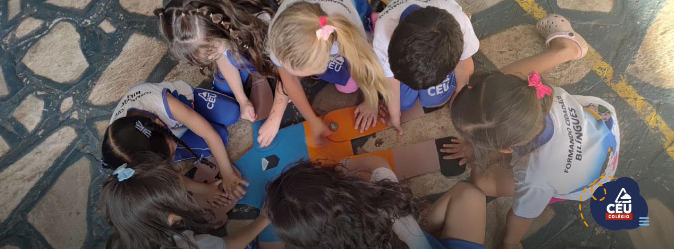 🧍‍♂️ G4 da Educação Infantil aprende sobre as partes do corpo humano