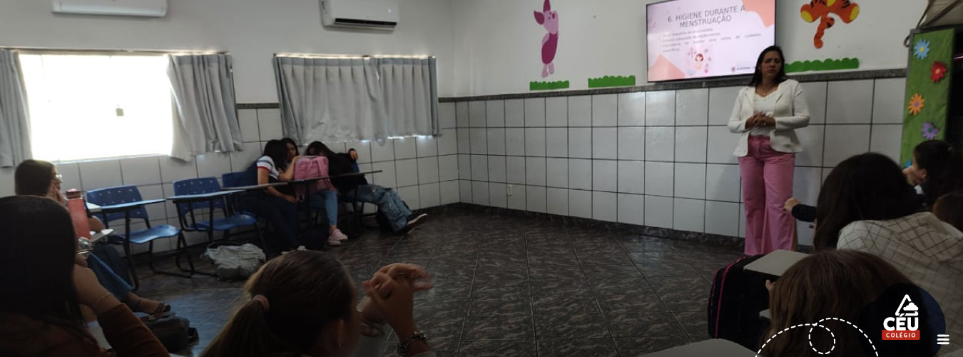 Dia da Mulher - Bate Papo sobre Higiene Pessoal com as Meninas do Colégio Souza Aguiar