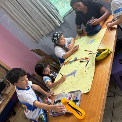 20 Construcao Boneco Papel 1ano Fundamental 1 Colegio Pedacinho Ceu Souza Aguiar