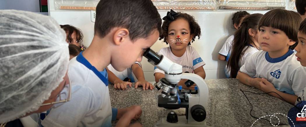 Educação Infantil (G5) e a descoberta do mundo dos microrganismos